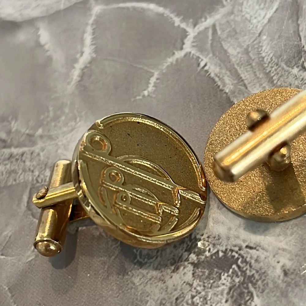 Dunhill triple circle cuff links
